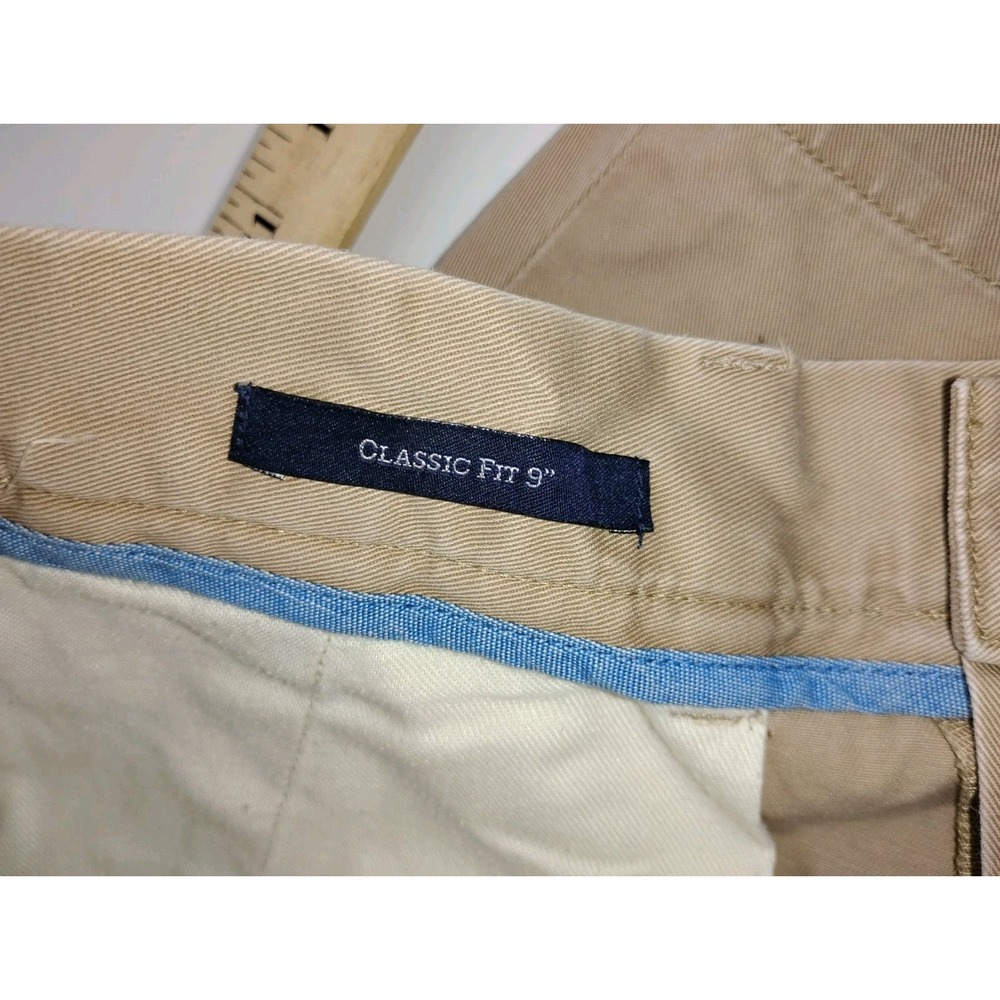 Polo Ralph Lauren Shorts Mens 32 Khaki Classic Fit 9 Inch Chino Flat Front - Picture 8 of 8